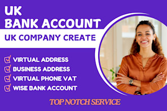 uk company registration in UK and UK bank account setup