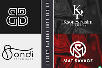 do luxury fashion brand logo, clothing line, apparel tag