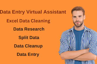 clean, format, merge, split excel data