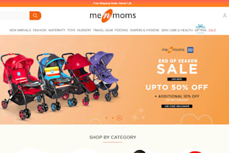 elegant baby care products shopify store design baby food baby clothing store