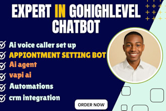 gohighlevel set up, ai agent, automations, chatbot ai ,sale funnel,vapi ai, ivr