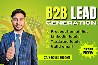 do niche targeted valid email list, prospect email list and b2b leads scraper