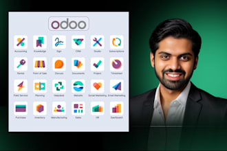 deploy odoo, customize odoo module as odoo developer