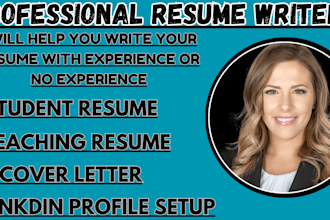 write high school, college students, recent graduates resume