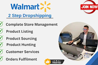be your walmart 2 step dropshipping  VA