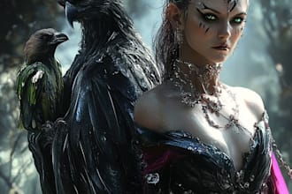 draw realistic fantasy characters