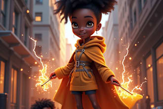 do african american children story book illustration and 3d children story book