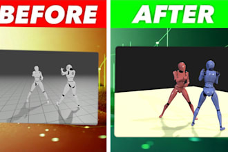 cleanup and repair motion capture mocap animation for you