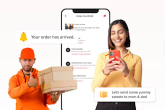 build parcel delivery app, courier delivery app, logistic app, cargo app,