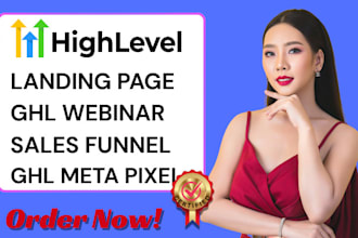 do gohighlevel landing page ghl webinar funnel ghl sales funnel ghl meta pixel