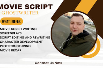 be script proofreader editor format movie script and screenplay novel writer