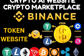 crypto ai website crypto marketplace token website memecoin website crypto token
