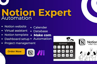 do customized notion dashboard website notion template notion consultant expert