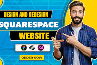 build squarespace website, design and redesign square space