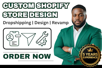 create shopify website redesign shopify store  redesign and design shopify store