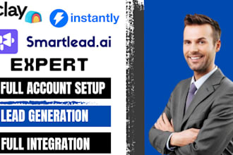connect clay com with instantly ai and smartlead ai for cold email outreach