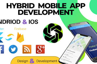 do mobile app for android ios device web app using flutter react native blazor