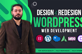 completly build, design and redesign wordpress website development