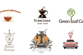 create custom logo design for restaurants, coffee shops, and food trucks