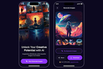 build ai image generator app, ai video generator app, ai animation web
