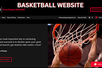 style sport website football website basketball website
