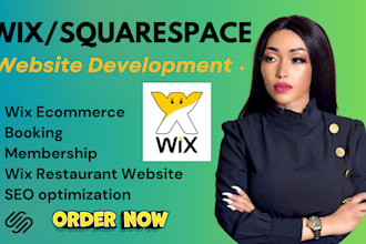 design wix studio redesign wix website squarespace booking membership restaurant