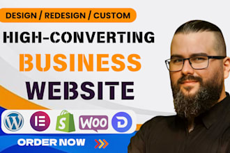 build custom wordpress divi website design, online store, shopify, ecommerce