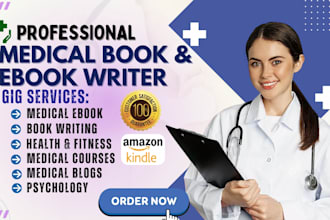 ghostwrite masterclass medical, health and fitness ebook and also KDP formatting