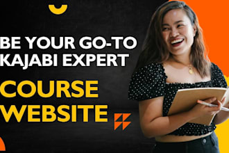 build kajabi website, design kajabi landing pages, kajabi expert, online course