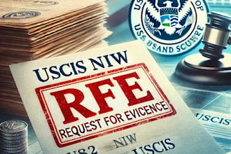 write rfe response for eb2 niw visa as per uscis rules and guidelines