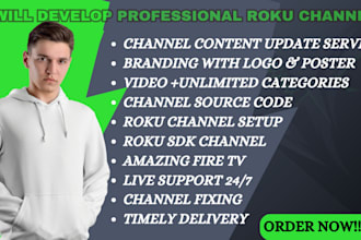 develop and update your roku channel, build, roku upload, publish your channel