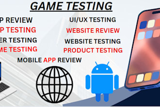 review and test your app review and website review