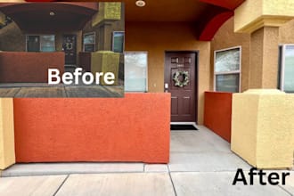 do a professional airbnb photo editing, sky and lighting enhancements