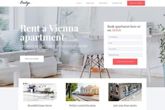 create property mangement website vacation rental website hotel booking website