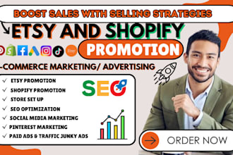 do etsy and shopify seo promotion and marketing to boost sales and traffic