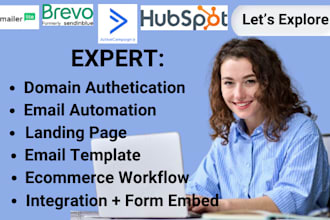 be your mailerlite, brevo, activecampaign, convertkit hubspot expert