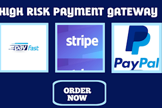 create a secure high risk payment gateway 2d, 3d payment gateway, crypto payment