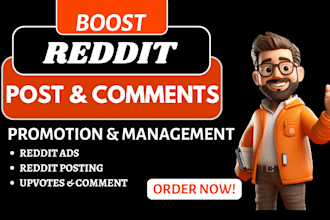 make reddit post to boost business website iptv link page product ads management