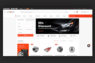 create car dealer website mechanic website auto part website