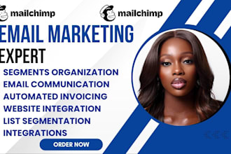 setup mailchimp automation, list segmentation, email campaign, list importation