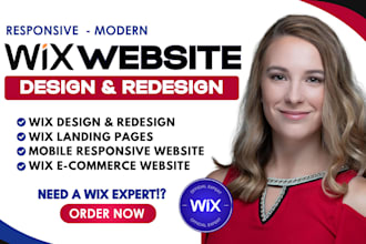 create modern wix website develop wix studio, wix website redesign wix ecommerce