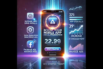 do mobile app promotion, app install, app promotion for your page