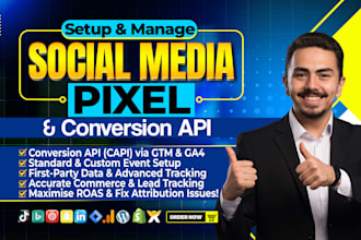 setup microsoft bing ads uet tag, tiktok pixel, pinterest tag conversion API GTM