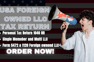 file form 5472 for single member foreign own US llc with 1120 irs CPA US