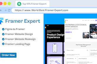 design framer website, figma to framer and framer redesign