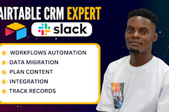 create automation workflow, slack integration, make com expert, airtable expert