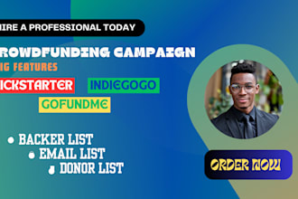 provide verified crowdfunding backers for kickstarter and indiegogo