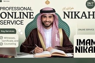 be online nikah imam for seamless, quick and valid online nikah