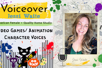 be the voice of your video game or animated character
