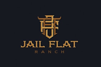 design hip western themed spirits wine brand logo